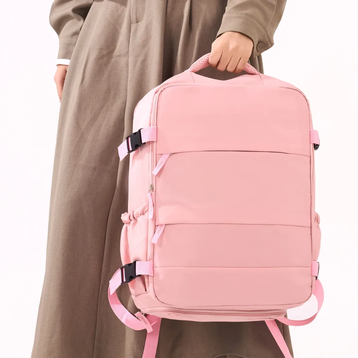 sac à dos de voyage transfrontalier pour hommes et femmes, sac de voyage à grande capacité avec compartiment à chaussures, sac d'affaires pour ordinateur, sac d'école pour étudiants, sac de transport quotidien.