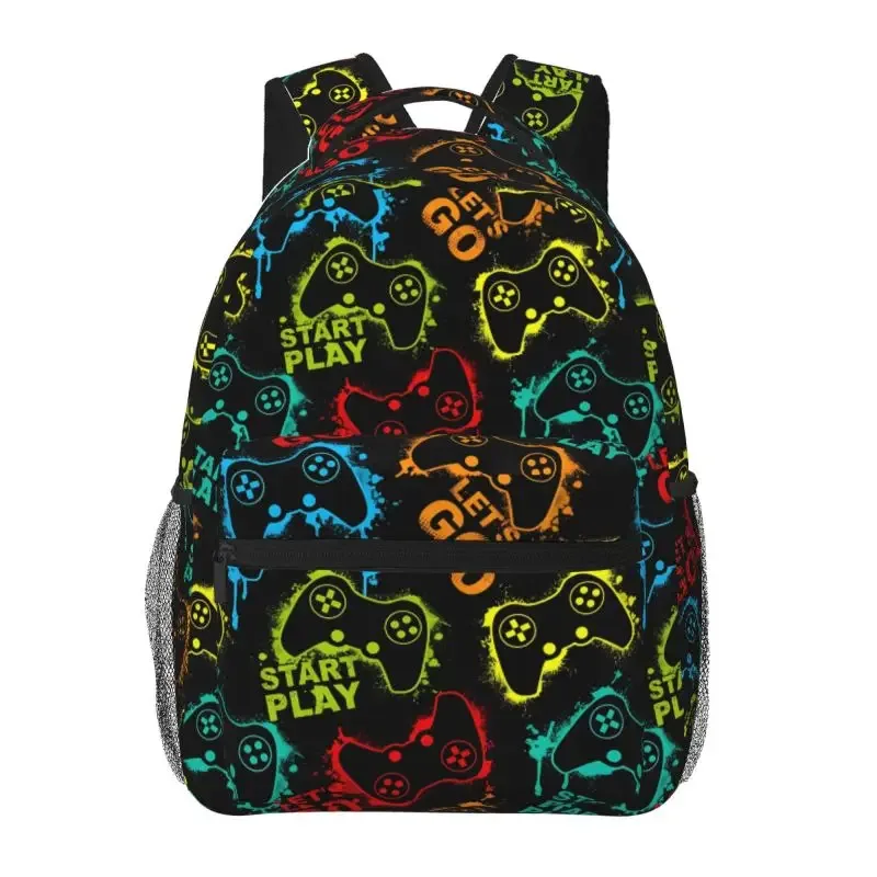 sacs à dos pour manettes de jeu pour garçons/filles, meilleurs cadeaux pour enfants, sacs pour ordinateur portable à dessin animé 2d, cartable pour adolescents, loisirs en plein air