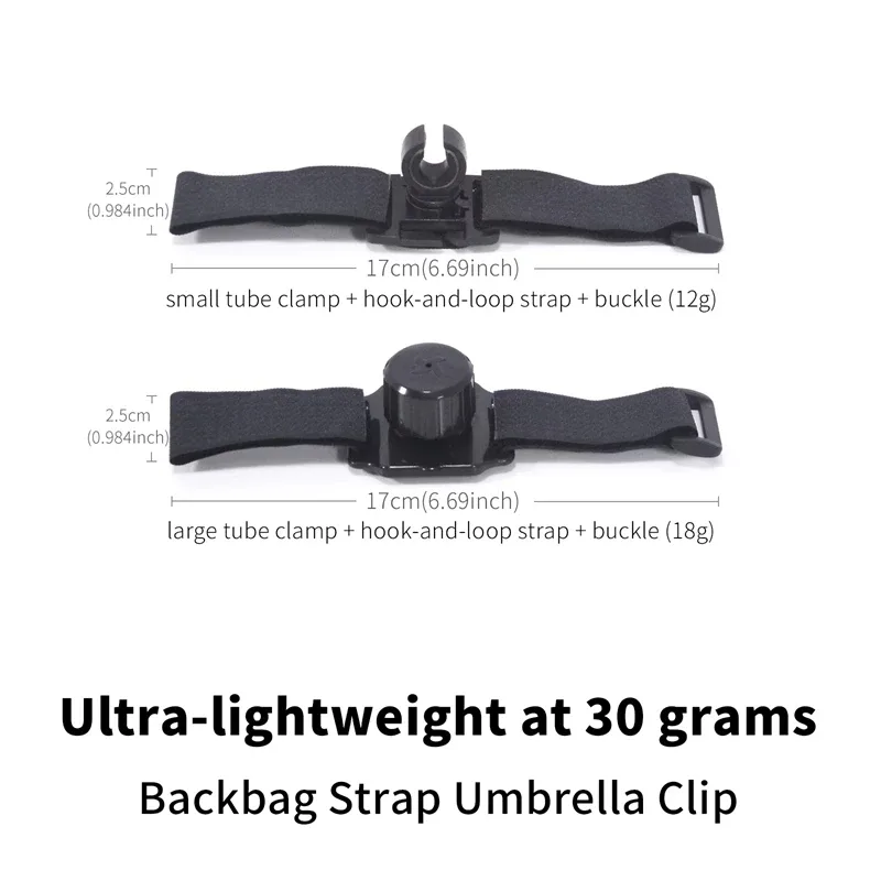 support de parapluie portable pour randonnée en plein air, fixation sans support manuel, clip pour sac à dos, accessoires de pluie et de parapluie