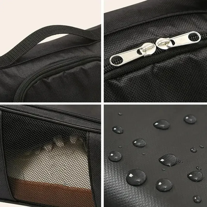 sac à chaussures de golf portable, sac à main en tissu oxford de haute qualité, imperméable, anti-poussière, léger, sac de rangement pour chaussures de football et de tennis