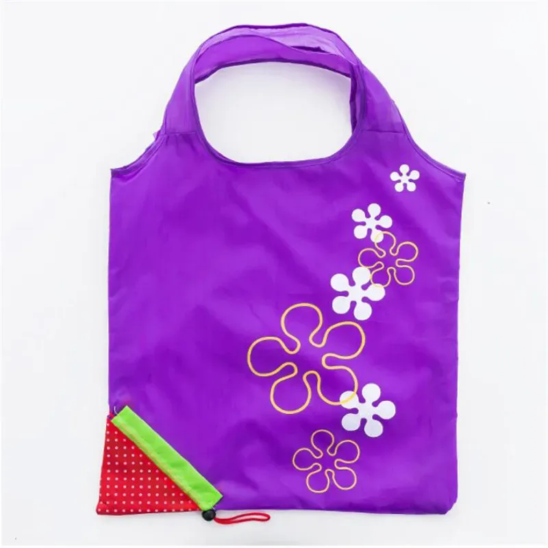 sac de rangement créatif pour l'environnement, sacs à provisions pliables harvey, sac fourre-tout réutilisable, sac d'épicerie pliable, sac à soupe en nylon, 1pc