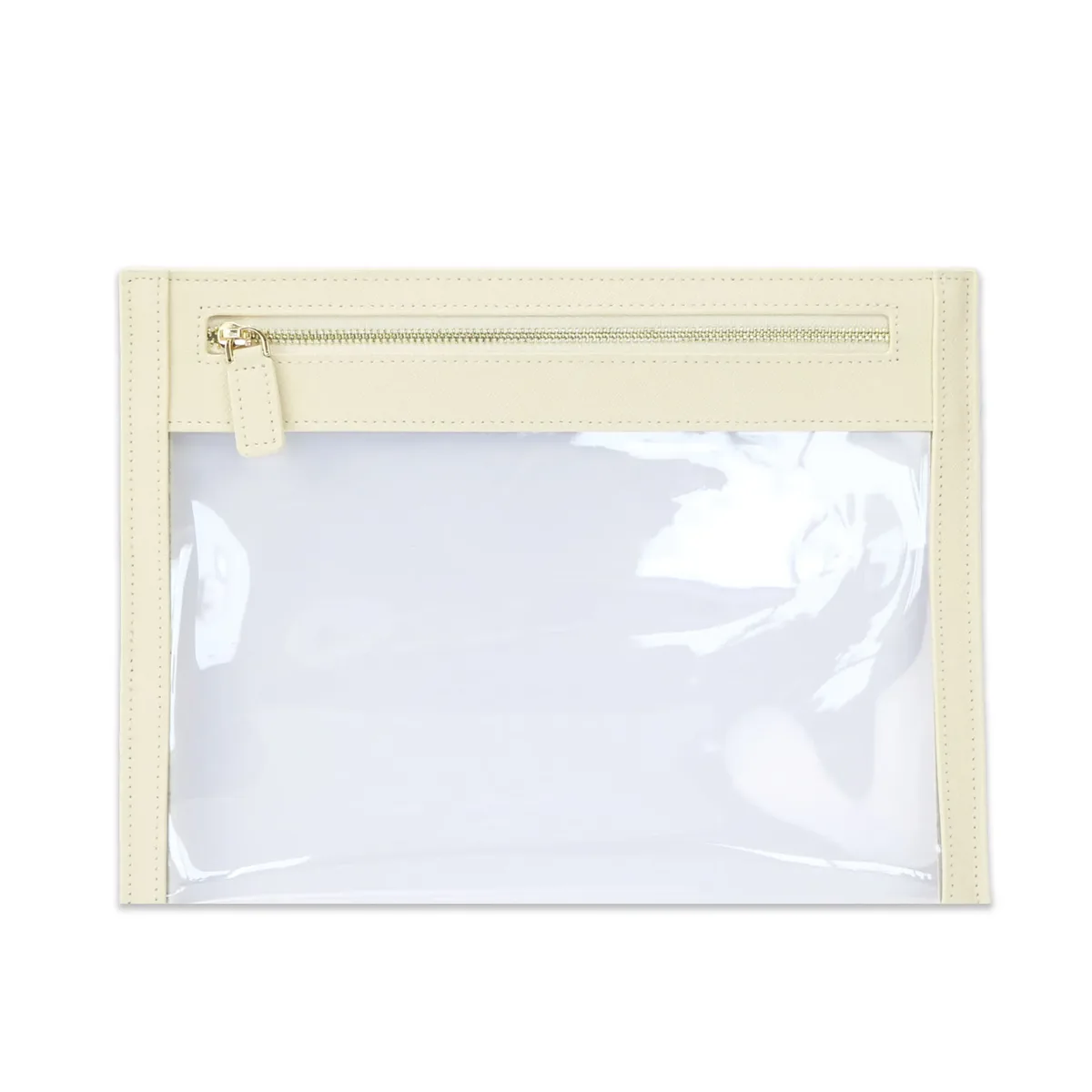 cusstomized lettres coloré saffiano cuir transparent pvc sac cosmétique dames tpu organisateur de voyage sac de lavage
