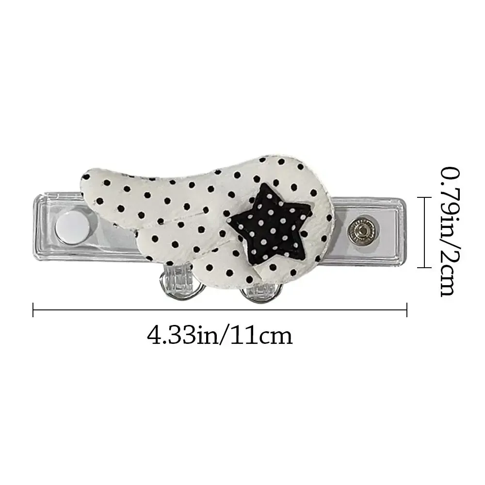boucle d'extension de sac ins, extenseur de sangle de sac transparent avec doubles anneaux en d, support décoratif pour breloques de sac, accroche-sac pour sac à dos