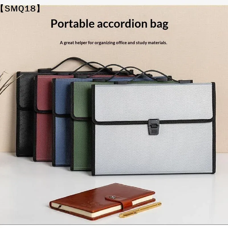 Organisateur de documents longs, dossier extensible pour le rangement des papiers, porte-documents, sac de grande capacité【SMQ】
