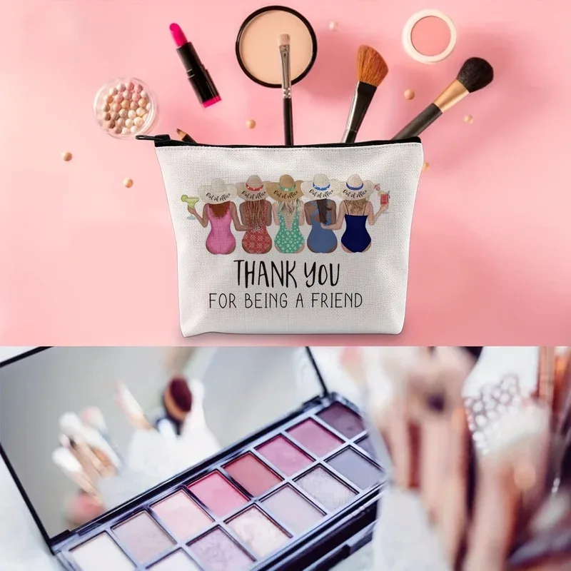 une trousse de maquillage super mignonne, idéale pour les voyages, et également un cadeau d'anniversaire parfait pour une amie. articles essentiels légers, utilisés pour l'orgue