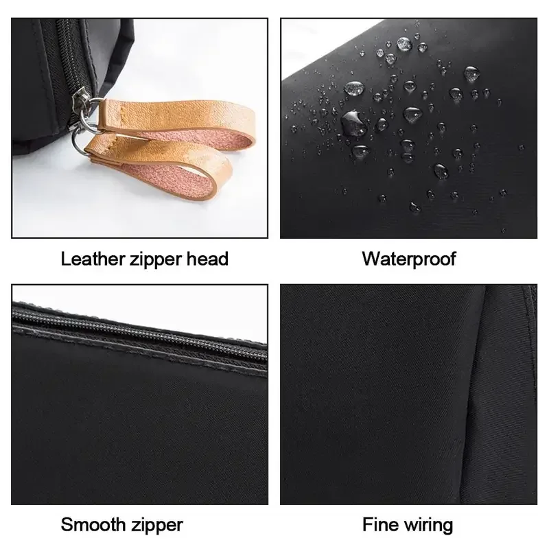 sac de maquillage portable pour femmes, 1 pièce, sac à cosmétiques, pochette pour pièces de monnaie, sac de rangement, mini sac de rouge à lèvres, petit sac de toilette, étui de rangement