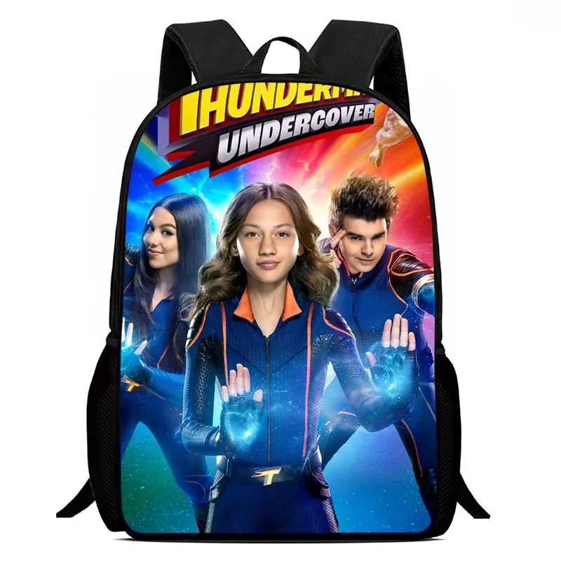 sacs d'école pour enfants, sac à dos imprimé the t-thundermans, sacs à livres de grande capacité pour élèves de maternelle, sacs pour garçons et filles