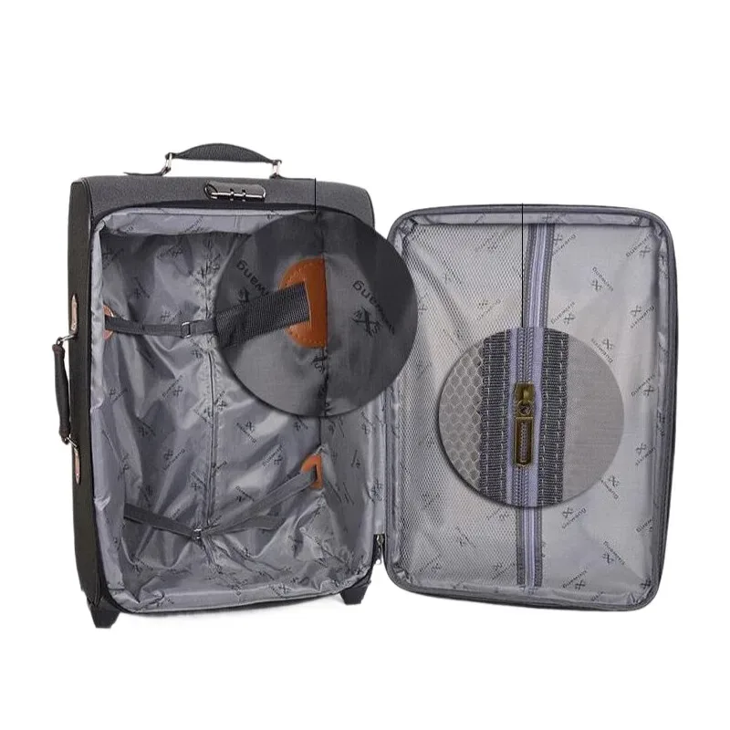 valise à roulettes en tissu oxford – bagage de voyage pour hommes et femmes avec roulettes