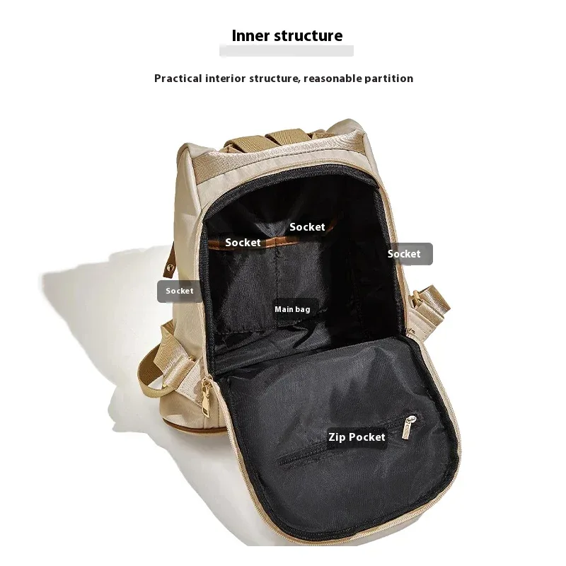 sac à dos en tissu foxer pour femme 2026 – sac à bandoulière tendance avec poignée supérieure pour étudiantes – cadeau idéal pour les universitaires