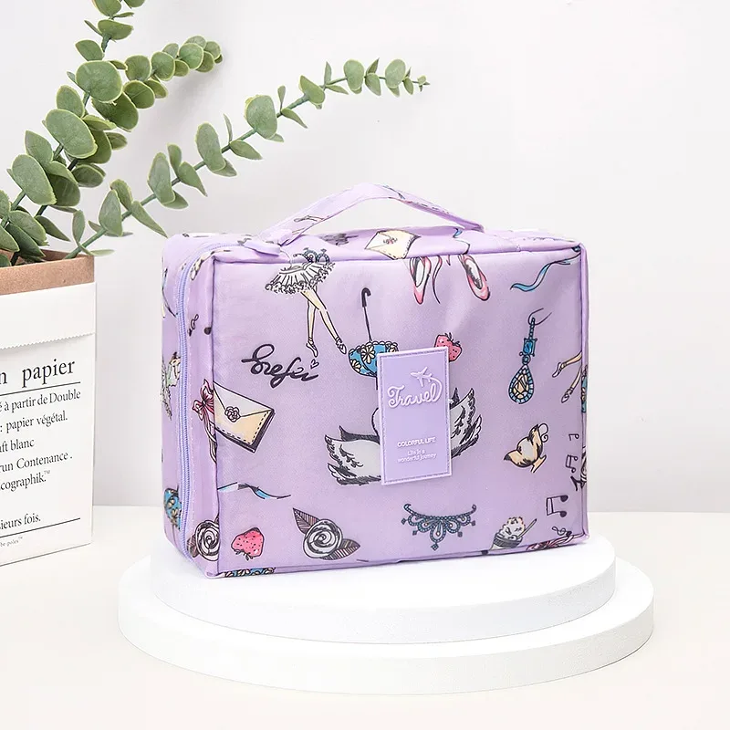 sac de rangement cosmétique portable de luxe pour femme, organisateurs de toilettes, grand, multi-compartiments, lavage, maquillage, poudres, voyage, designer