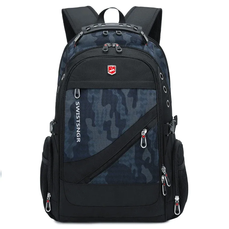 sacs à dos de voyage imperméables pour hommes, sac d'école antivol, sac à dos pour ordinateur portable de 20 pouces, mochila haute capacité