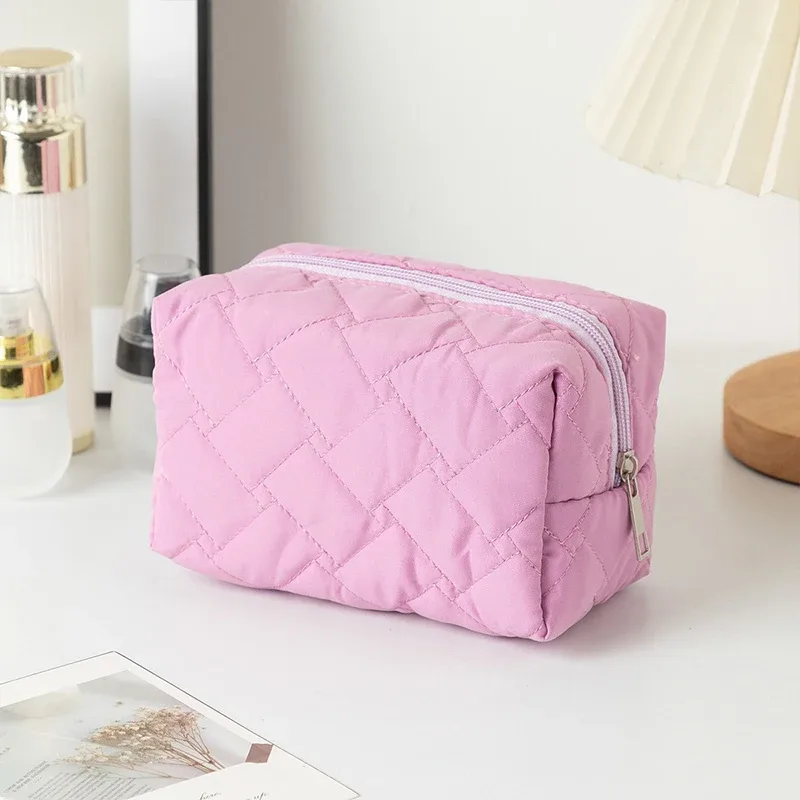 sac de voyage cosmétique, sac de rangement portable pour soins de la peau et articles de toilette, sac de rangement souple simple de grande capacité