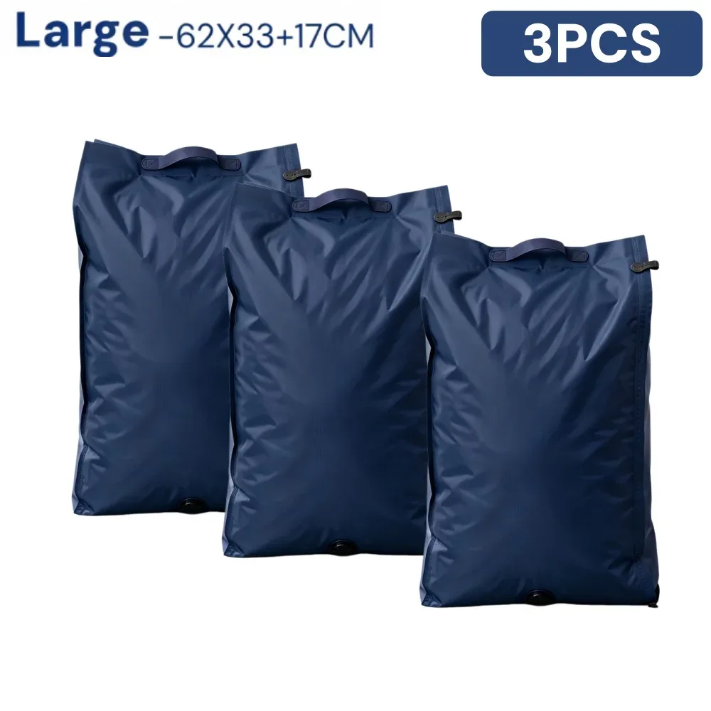sacs de compression réutilisables pour voyage, sacs de rangement sous vide pour vêtements et valises, sacs gain de place pour les essentiels de voyage et de déménagement