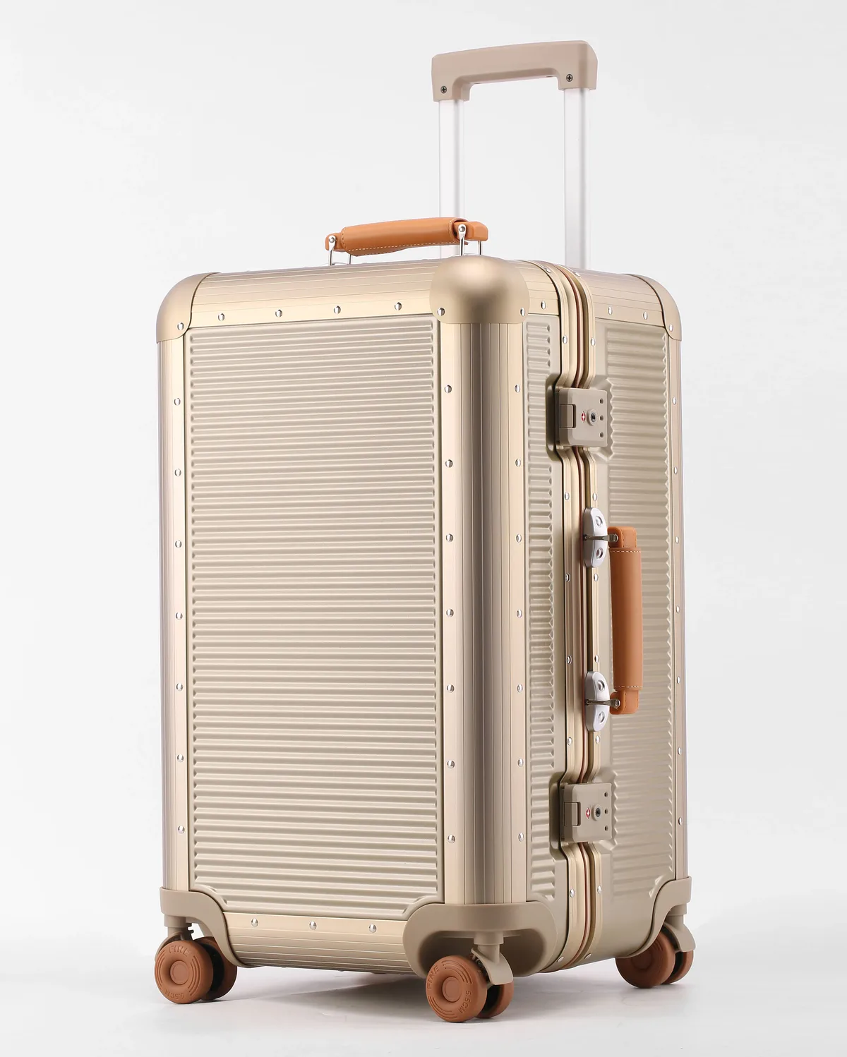 valise de cabine aiweiny 20/24/28 pouces avec cadre en aluminium, serrure tsa à 3:7, roues silencieuses, porte-gobelet, bagage de voyage léger en pc