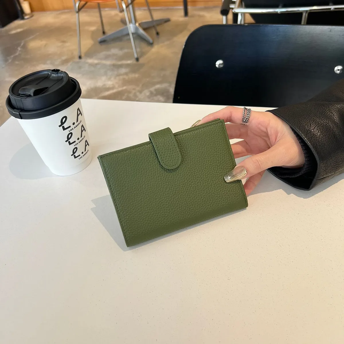 porte-passeport en cuir véritable ultra-fin avec nom personnalisé, porte-cartes multifonctionnel, porte-billets, sac de rangement