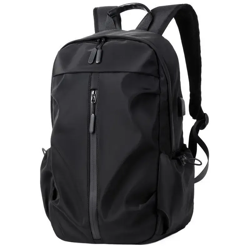 sac à dos pour ordinateur portable gris résistant à l'eau, grande capacité, bretelles rembourrées, pour l'école, le travail, les voyages et la randonnée