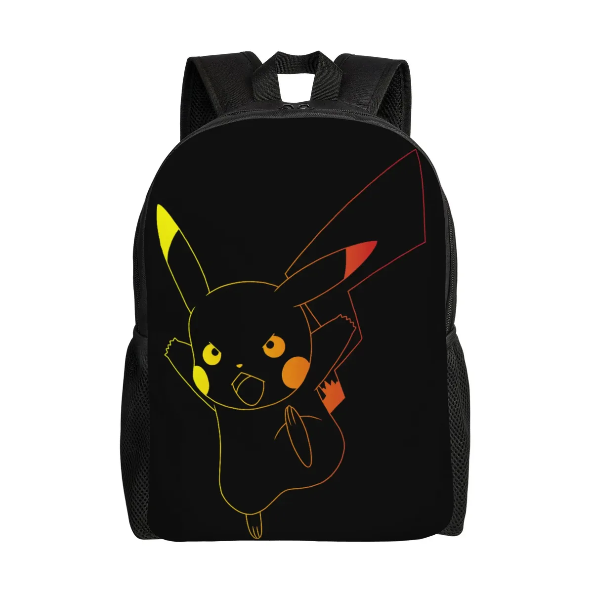 sacs à dos pokemon pikachu anime lightning scence daypack mochila school retro sac à dos lavable