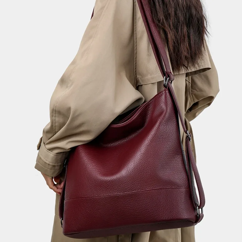 sac à dos en cuir de qualité supérieure pour femmes, sac à dos de grande capacité pour les déplacements, les voyages, l'école, sacs à bandoulière pour femmes