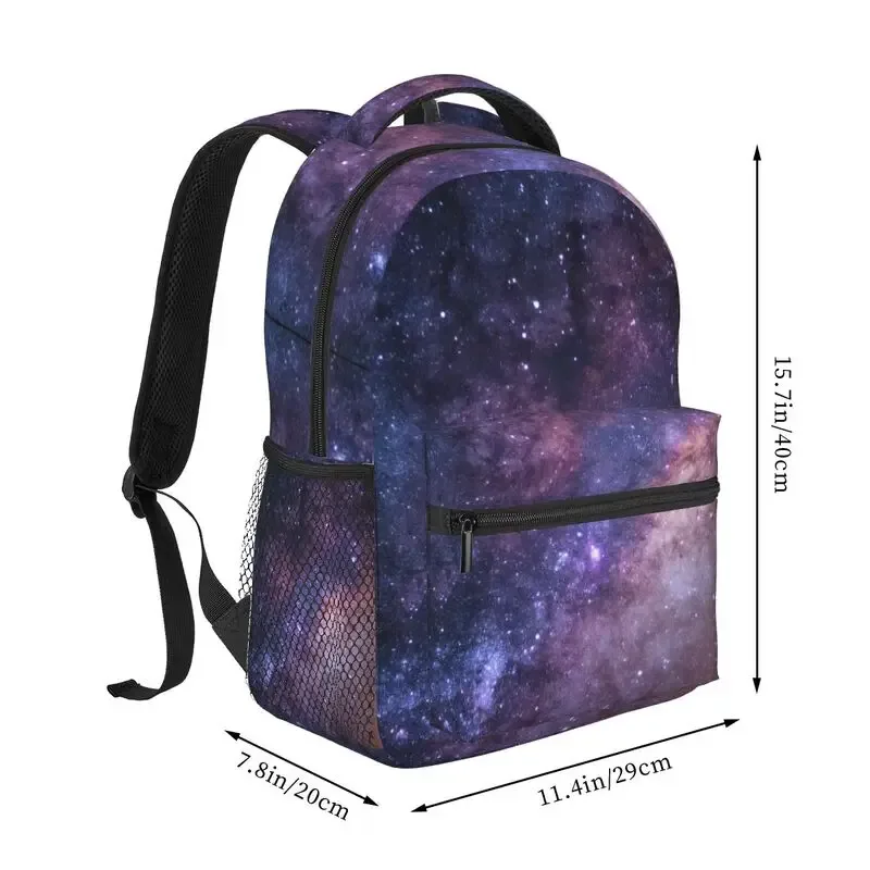 sac à dos blue galaxy starry stars pour adolescents, sac à dos pour filles et garçons, sac de voyage pour ordinateur portable, espace, lycée