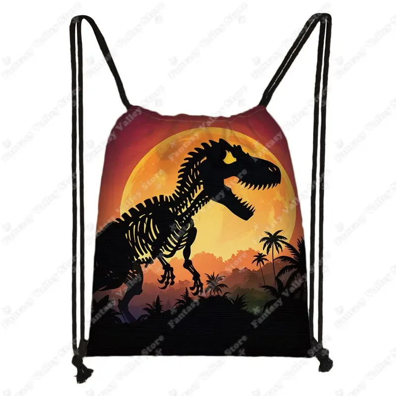 sac à dos de sport imprimé dinosaure pour adolescent, sac de jour, sac à dos, porte-chaussures, proximité, voyage, dessin animé, mignon, cadeau