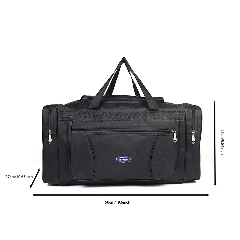 sacs de voyage oxford imperméables pour hommes, bagages à main, grand sac de voyage d'affaires, grande capacité, sac de voyage de week-end