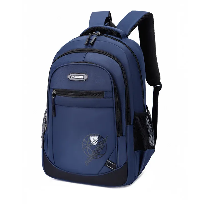 sac de voyage léger et épais de couleur unie, sac d'école de grande capacité pour garçons et lycéens, sac à dos pour filles en vente
