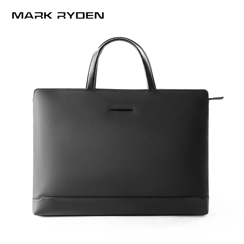 MARK RYDEN Sac fourre-tout pour ordinateur portable pour homme, 15,6 pouces, en tissu Oxford, léger, imperméable, sac à main professionnel pour le travail de bureau