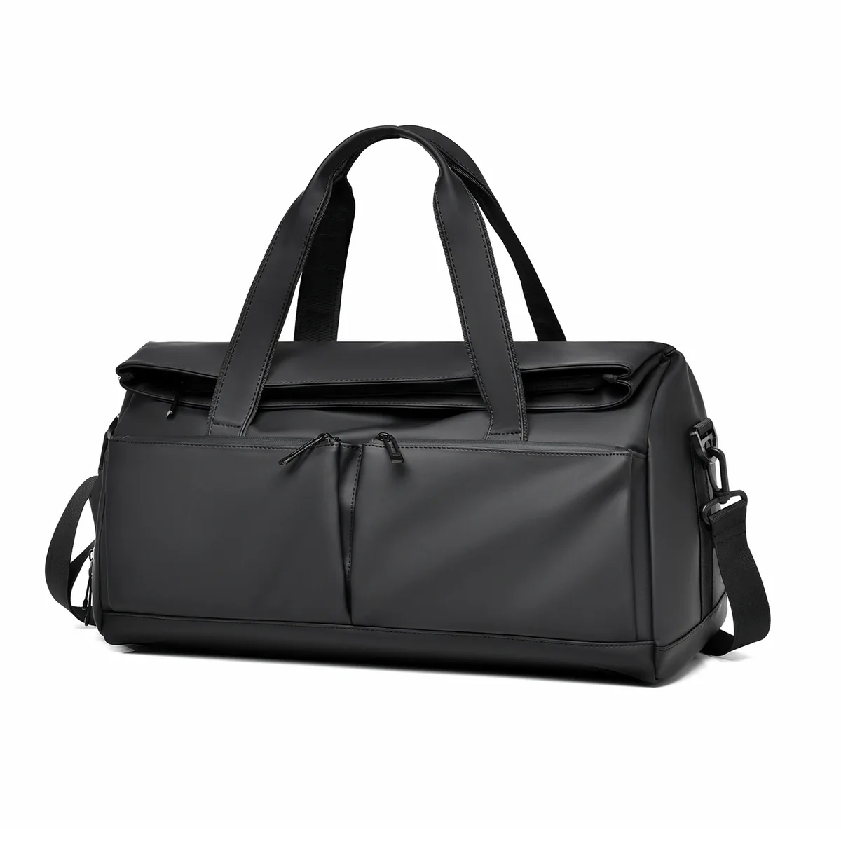 sac de voyage sportif de grande capacité, résistant à l'usure, avec compartiments séparés pour articles humides et secs et compartiment à chaussures indépendant, sac de fitness unisexe à porter à la main ou en bandoulière