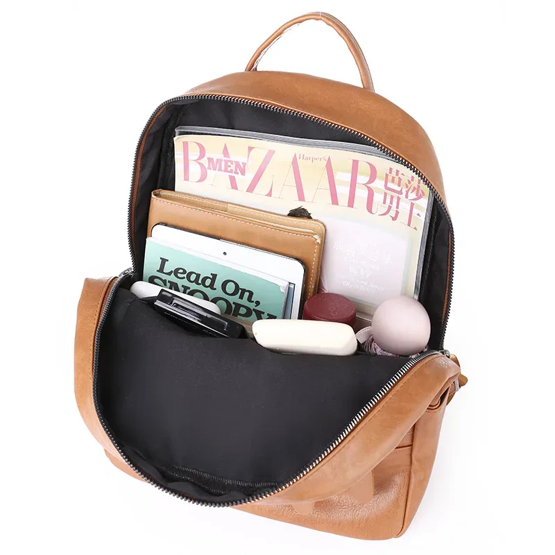 sacs de voyage multifonctionnels vintage pour femmes, sac à dos grande capacité, sac d'école étudiant, cartables en cuir de vachette de luxe pour femmes, nouveau