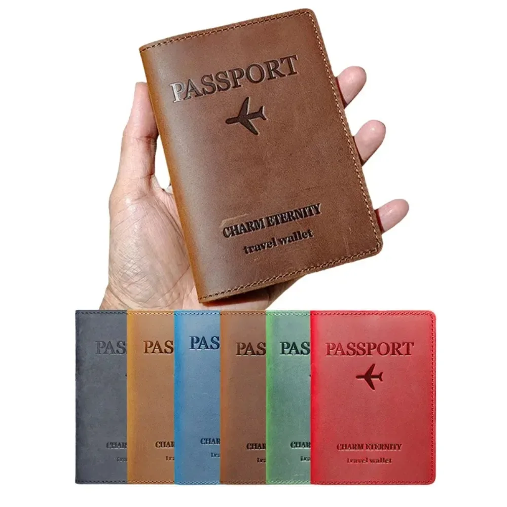 porte-passeport de voyage pour femmes et hommes, étui de voyage pour passeport, pochette fine en cuir, housse de passeport, portefeuille de voyage