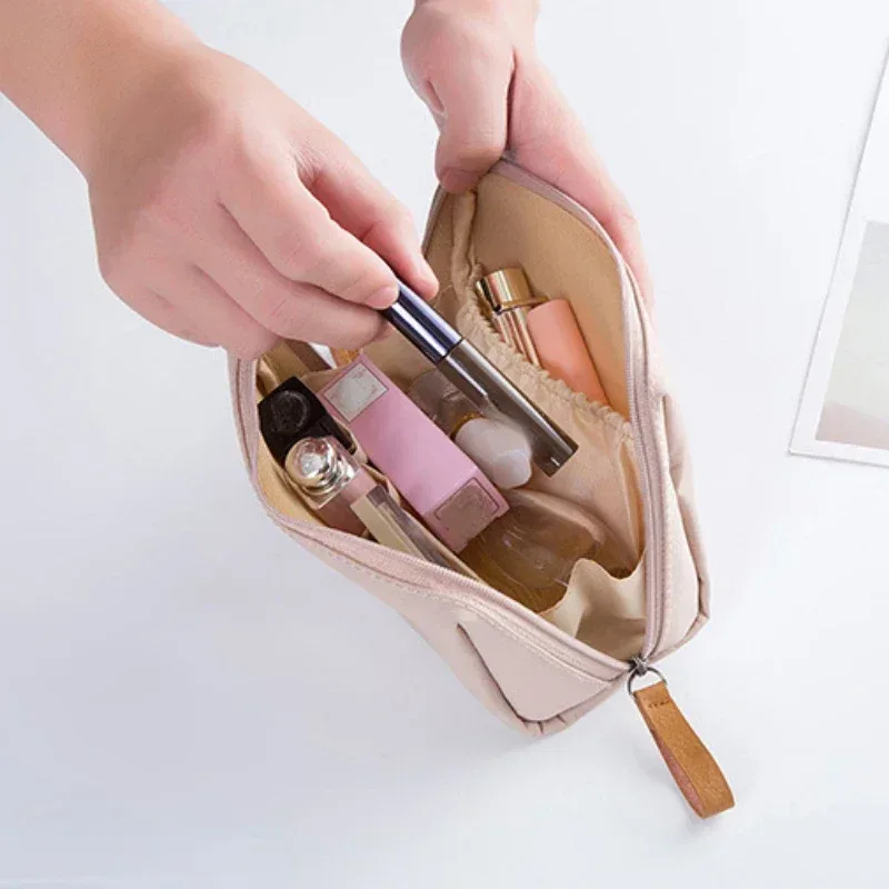 trousse de toilette solide et étanche pour femme, trousse à cosmétiques, poudres de maquillage, accessoires de la raq de la mode, kit de lavage