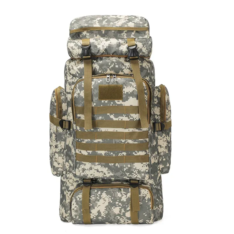 sac à dos oxford de grande capacité, 80l, 900d, étanche, militaire, pour activités en plein air, camping, randonnée, trekking, pêche, chasse
