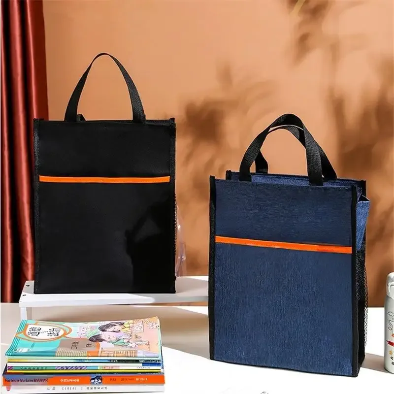 sacs fourre-tout pour étudiants de haute qualité, durables et de grande capacité, sacs fourre-tout de bureau, sacs pour documents et sacs de rangement pour manuels scolaires.