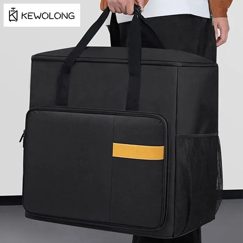 étui de transport tout-en-un pour ordinateur de bureau, sac de voyage avec compartiment pour clavier amovible, solution de stockage mobile pour ordinateur et moniteur