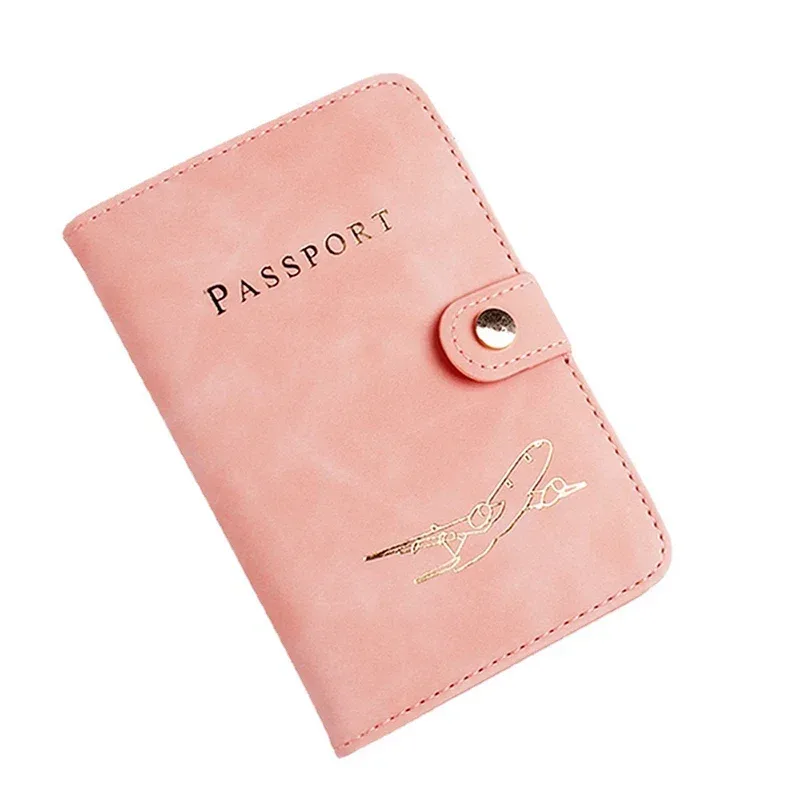 étui de voyage étanche en cuir pu pour porte-passeport, mignon livre de passeport pour femmes/hommes, couverture de passeport, portefeuille pour cartes de crédit