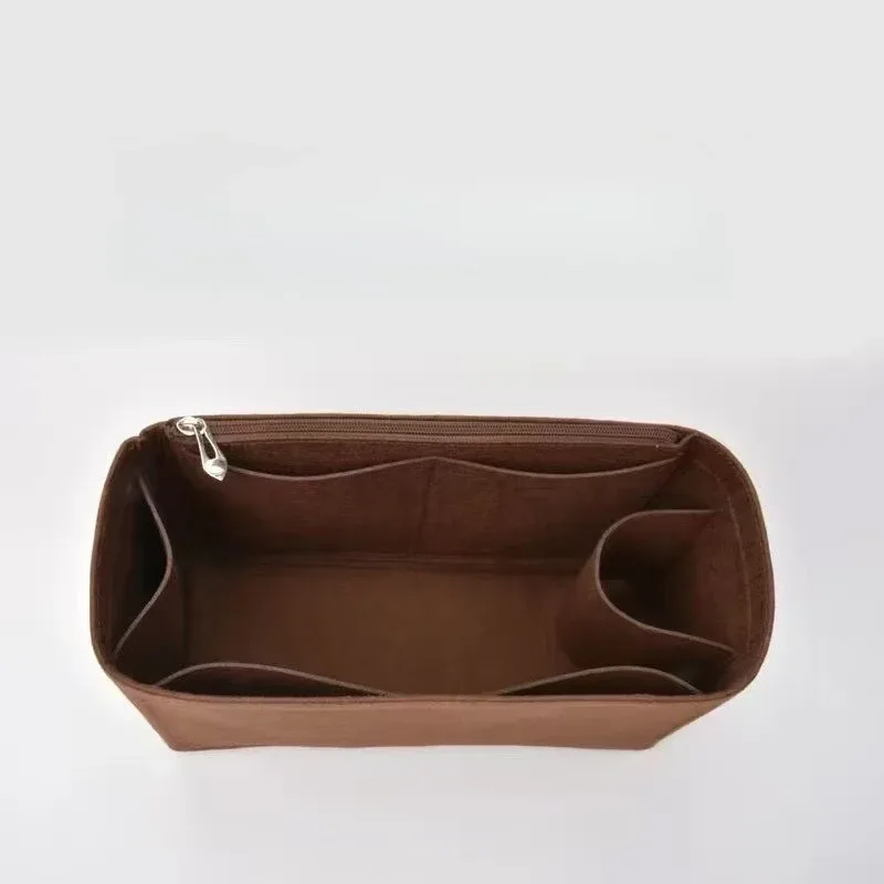 organisateur de sac à main en feutre polyester anti-affaissement, insert de forme pour sac à bandoulière et sac de transport, avec compartiments de rangement