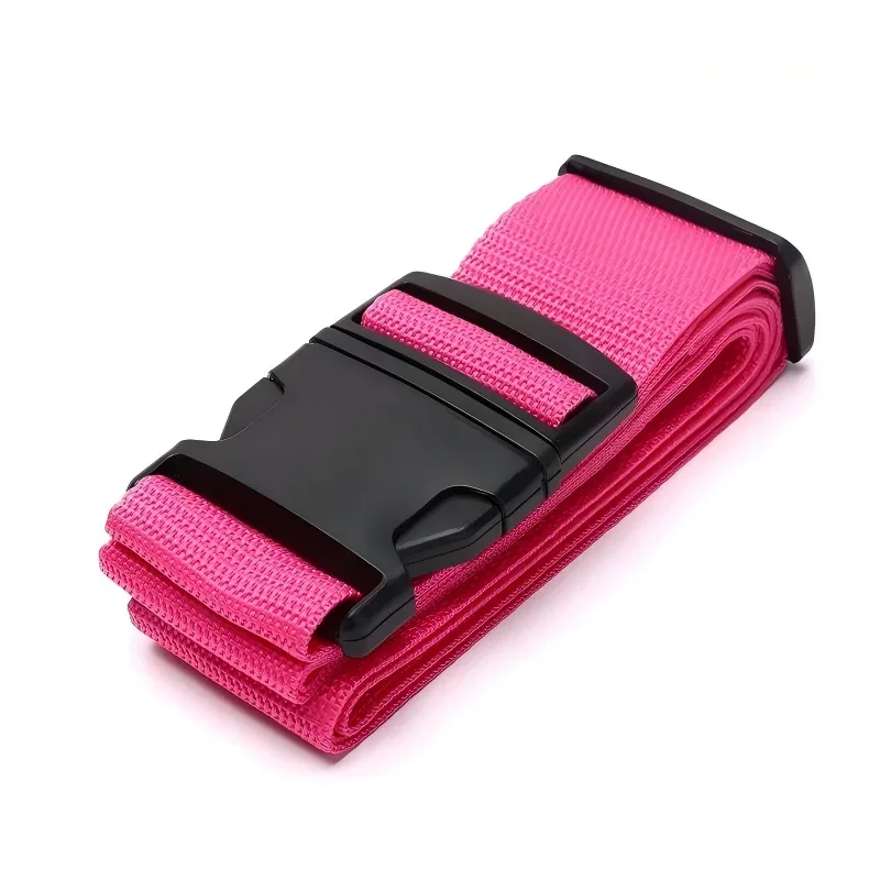 1 sangle de bagage réglable de 2 m, ceinture transversale en nylon avec boucle de verrouillage pour valise de voyage, accessoires pour sac de camping