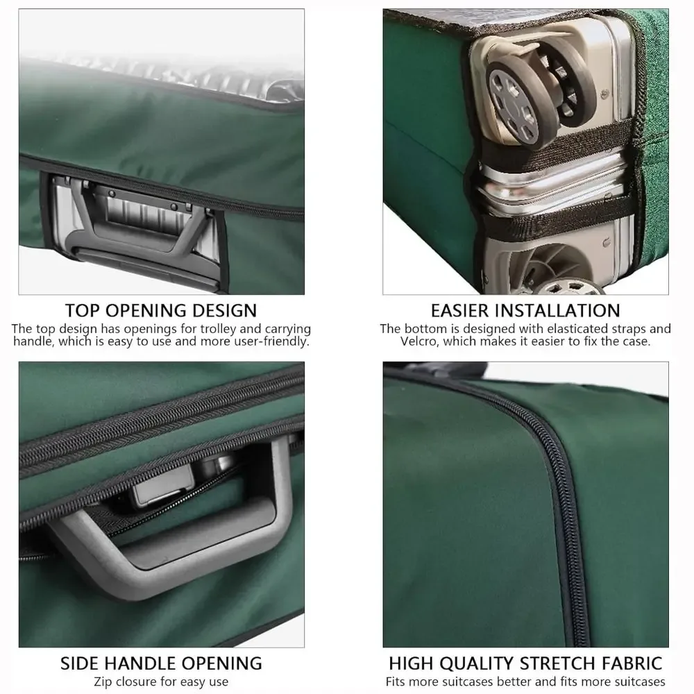 housse de valise transparente en pvc, aucun démontage requis, élastique, pour voyage, étanche, anti-poussière, nouvelle collection