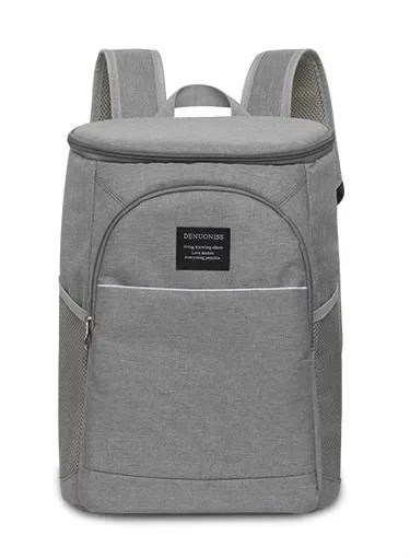 denuoniss 20l sac à dos isotherme thermique multicouche sac à dos isolé étanche sac anti-fuite pique-nique en plein air et ouvre-bouteille
