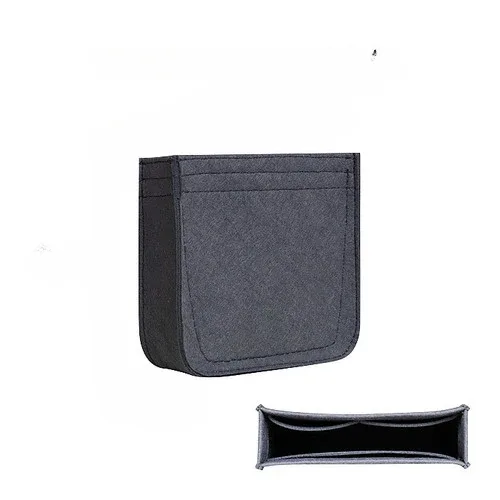 pour h evelyne 16 29 33 sac d'insertion feutre maquillage organisateur sac intérieur sac à main portable base shaper