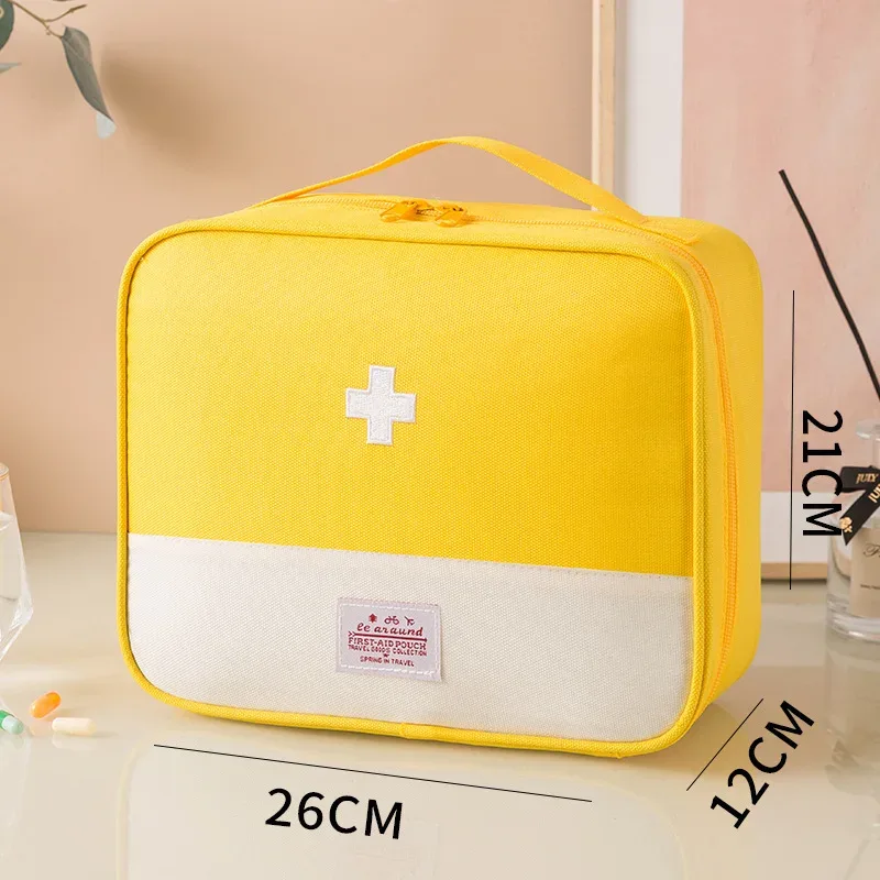 sac à médicaments portable de grande capacité, sac de premiers secours, sac de rangement de médicaments à domicile, sac anti-épidémie de voyage