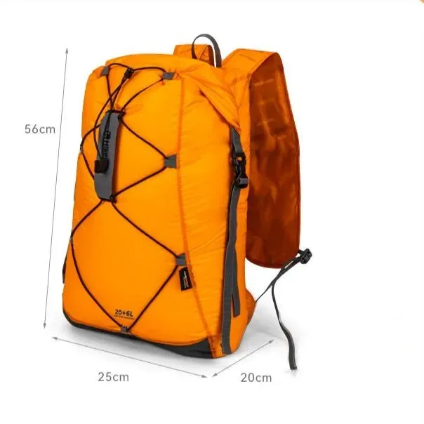 sac à dos imperméable ultra-léger pour la randonnée en plein air, le camping, le rafting, multifonctionnel, pliable, avec séparation humide/sec