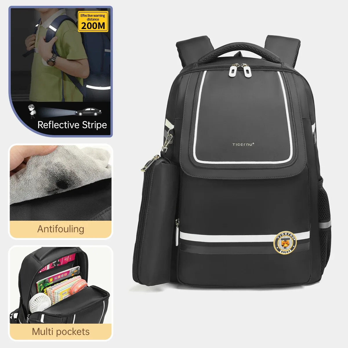 tigernu école sac à dos sacs pour filles enfants école sac à dos garçon dessin animé sacs à dos pour étudiants cartable enfants sacs pour femmes