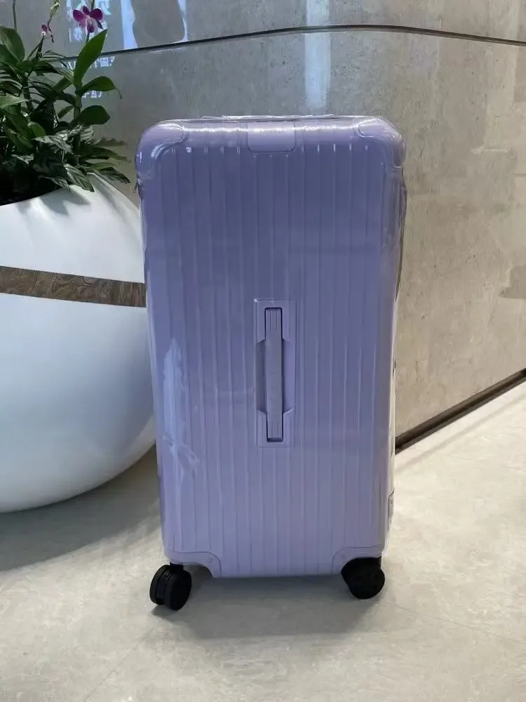 housse de protection transparente en pvc, adaptée au valise rimowa essential trunk plus, housse de protection anti-poussière épaisse de 33 pouces