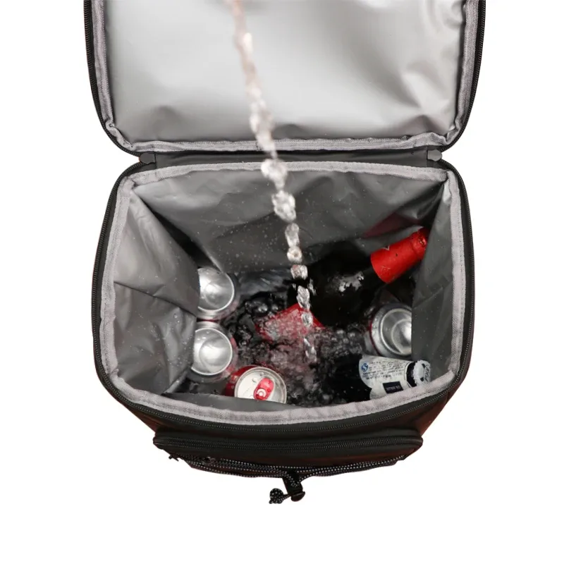 denuoniss 23l sac de réfrigérateur grande capacité 30 canettes isolation sac à dos refroidisseur voyage plage bière livraison de nourriture sac étanche
