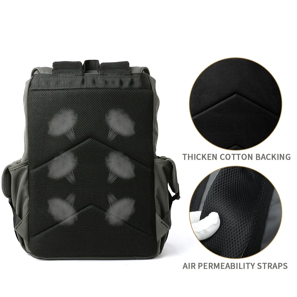 mode étanche grande capacité cordon sac à dos pour hommes oxford durable voyage collège étudiant ordinateur portable sac d'école bookbag
