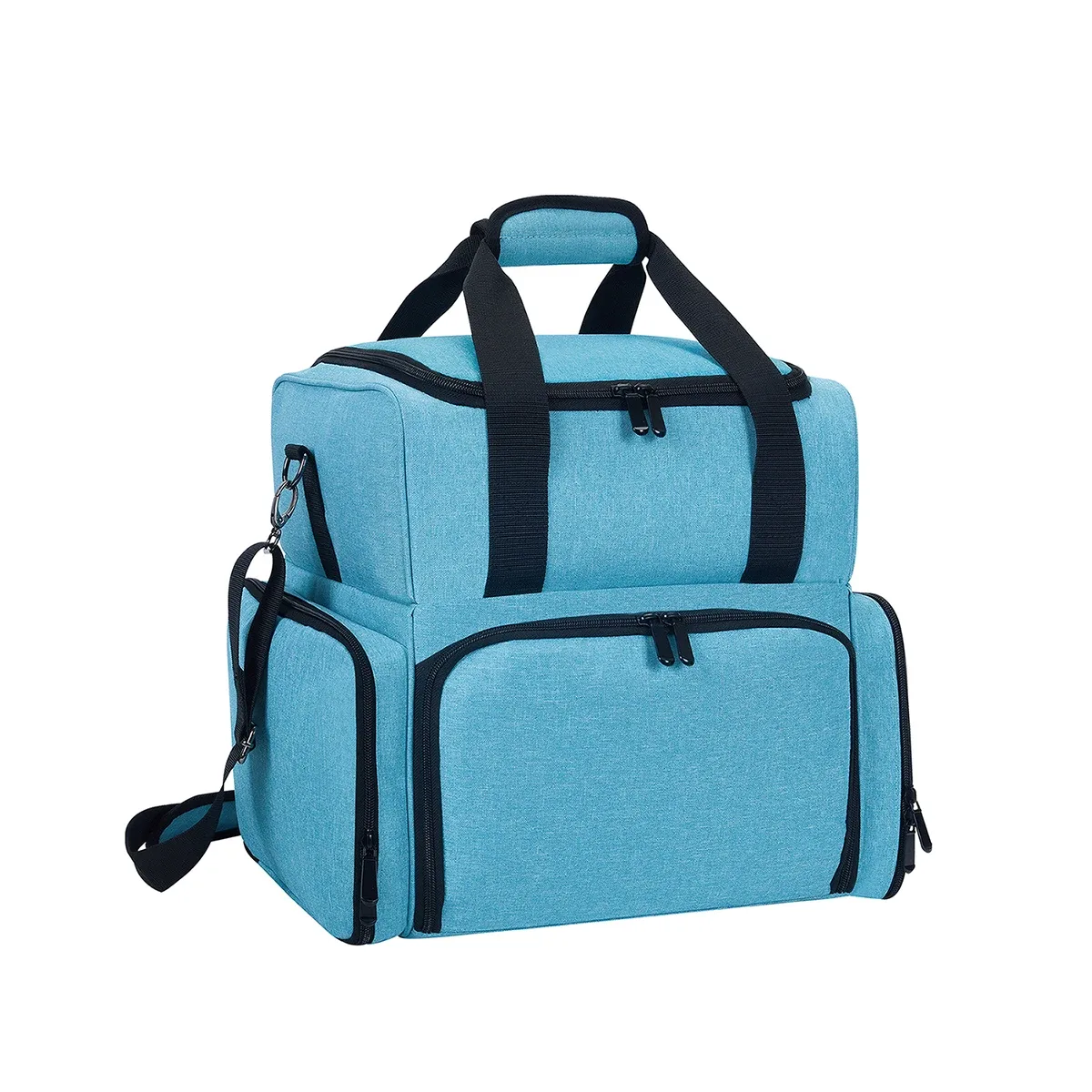 étui de rangement de vernis à ongles de grande capacité, 80 bouteilles, rangement de voyage portable avec 2 sacs amovibles et essentiel pour femmes