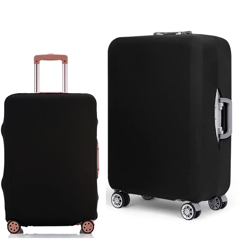 étui à bagages 2022, housse de protection avec texte 26 lettres, motif de voyage, élastique, housse anti-poussière pour valise de 18 à 28 pouces