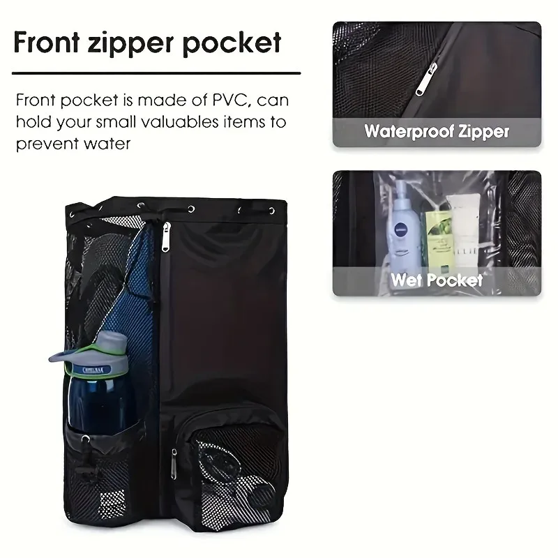 hommes femmes mode loisirs sport sac à dos maille cordon oxford sac à dos étanche fitness natation sac plage voyage sacs à dos
