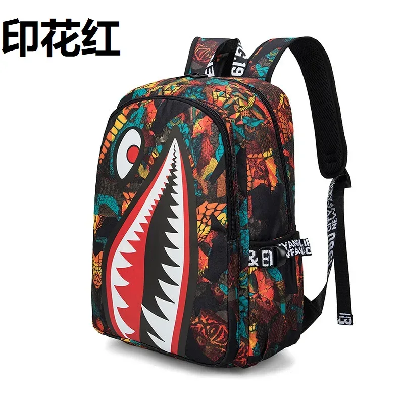 sacs à dos impressions de bouche de décodage cool, sacoches d'université solomon pour garçons, cartables unisexes, sacs imperméables pour étudiants, sacs de grande capacité